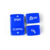 3pcs Car Gear Position Panel Button Knob Covers Blue Accessories For BMW 1 2 3 4 Series F20 F21 F22 F23 F30 F31 F34 F32 F33 F36