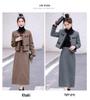 Women's High-End Autumn/Winter 2025 Fashion Wool Short Jacket & Mid-Length Skirt Set