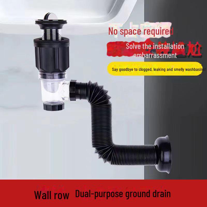 Telescopic Stainless Steel Kitchen Drain Pipe Deodorant Sleeve