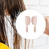 Textured Hair Volumizers Comb Hollow Out Teeth Reduce Friction ABS Plastic For Fine & Thin Hair Types
