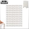 10-40CS Suitcase Dust Cover Universal Full Coverage Non Woven Disposable Travel Luggage Storage Protector Rainproof Case