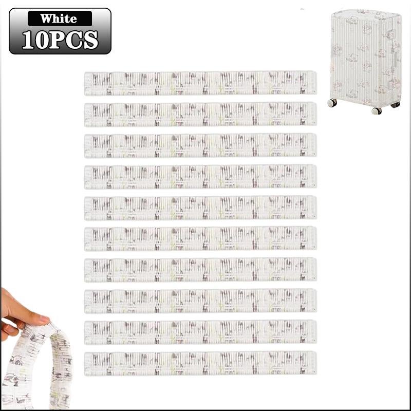 10-40CS Suitcase Dust Cover Universal Full Coverage Non Woven Disposable Travel Luggage Storage Protector Rainproof Case