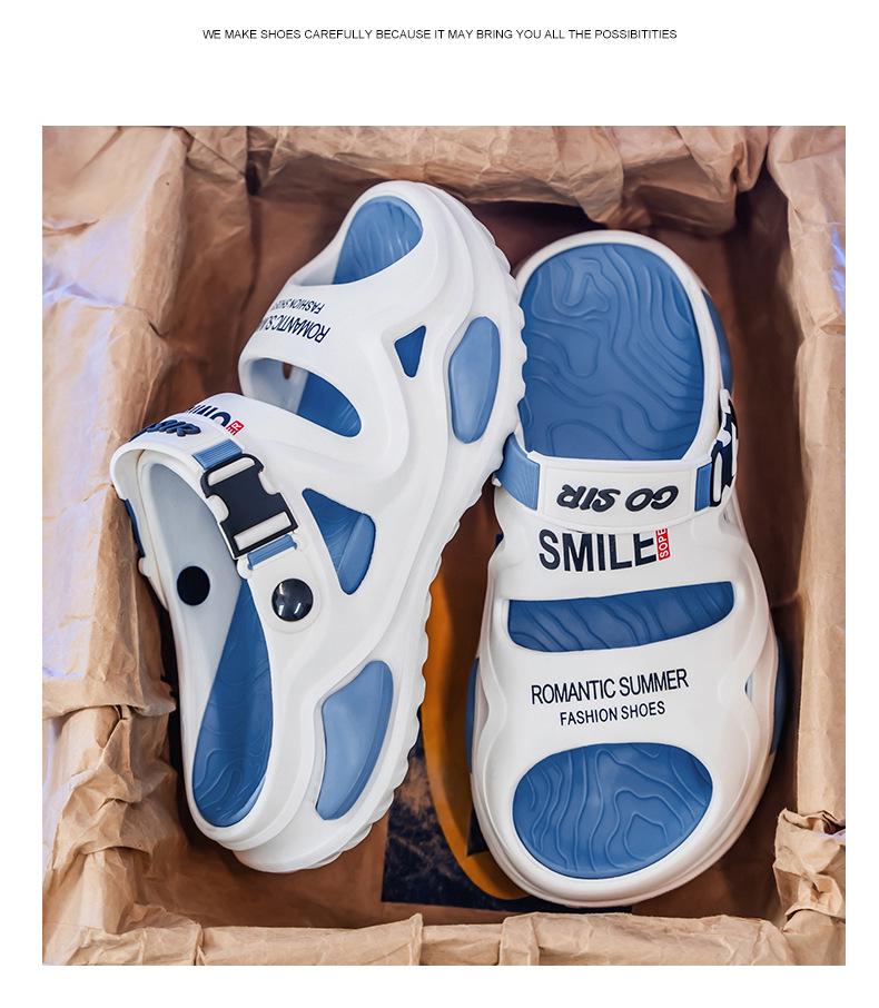 Men's Summer Sandals for Senior Students: Versatile, Soft Bottom, Outdoor & Driving Wear, Dual-Use Sandals & Slippers.