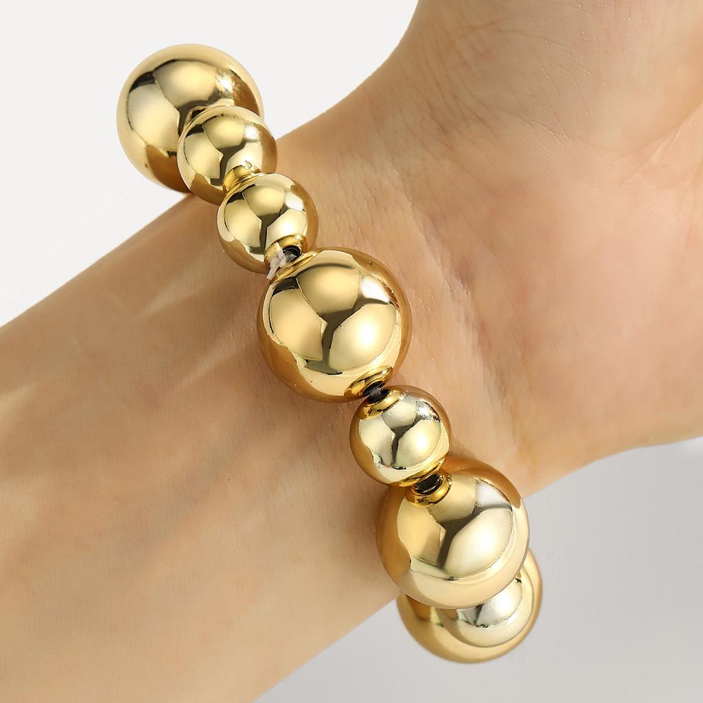 Europese en Amerikaanse overdreven punk contrasterende kleuren kralen nek sleutelbeen ketting vrouwelijkheid niche geometrische bal persoonlijkheid ketting