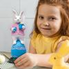 Easter Rabbits Ornament Resin Cartoon Rabbits Easter Egg Home Decoration Ornament