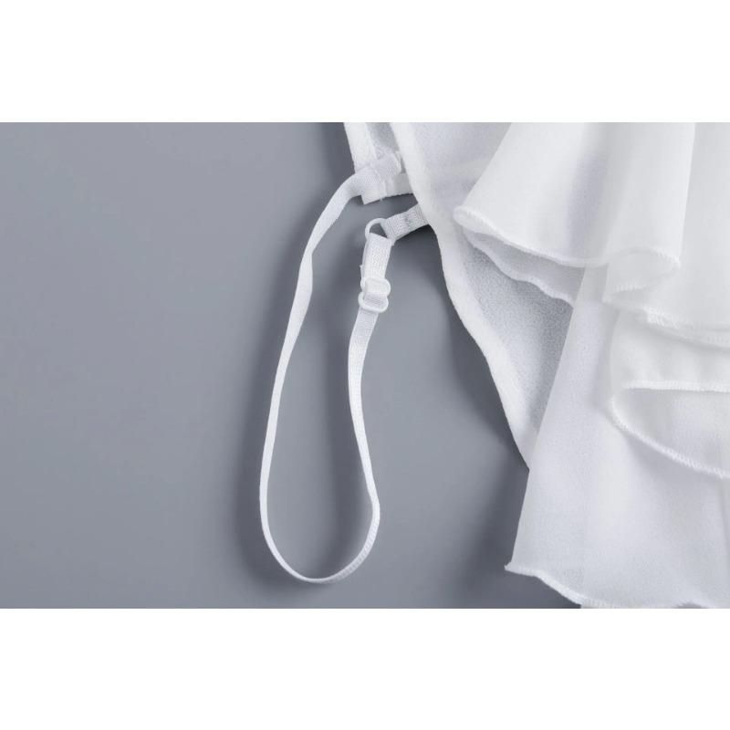 Vintage Stojáček Falešný Límec Dámský Odnímatelný Přední Díl Košile Vázání Falešný Límec pro Ženy Halenka Svetr Klopa Top Doplňky