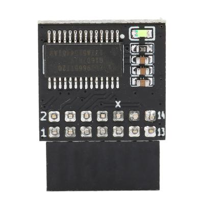 TPM 2.0 Modülü LPC 14 Pin Tpm 2.0 Uzaktan Kart Şifreleme Güvenlik Modülü MSI için Windows