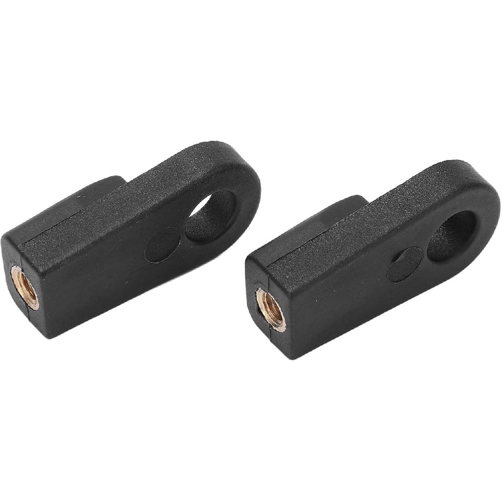 Outboard Control Box Cable End Connector, 2Pcs ABS Copper Replacement Part 67275-95600 for 3 Throttle and Shift Control Box Cable Connection