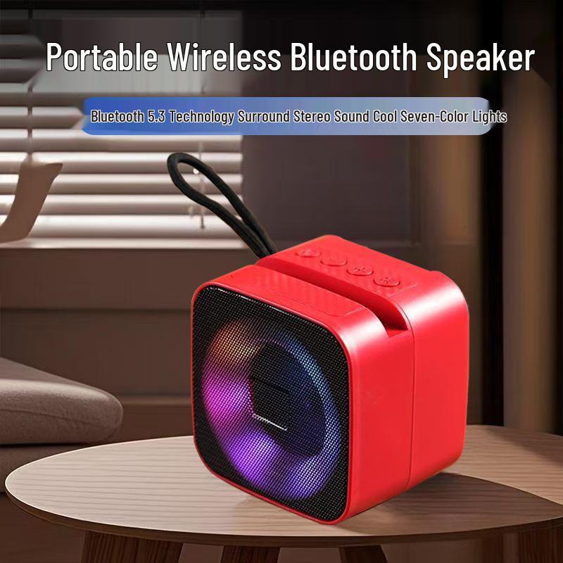 

High Volume Bluetooth Desktop Speaker with Colorful Lights and Subwoofer S11