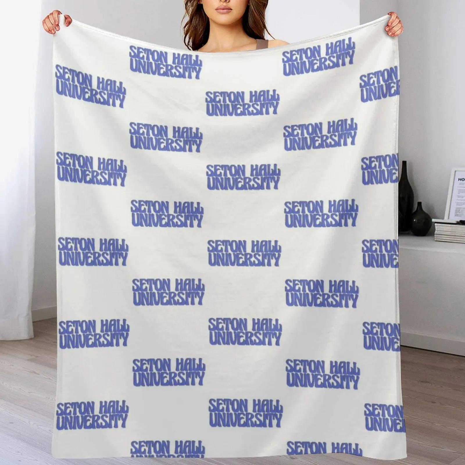 

Seton Hall University Throw Blanket Soft Home Decor Blanket for Couch Bedroom 102x76cm(40x30in)