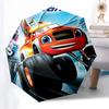 1pc Blaze and the Monster Machines Automatic Folding Umbrella, Portable Collapsible Design, Casual Outdoor Accessory L1127028