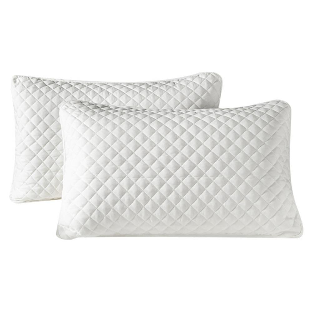 

2Pcs Soft Sweat Proof Cushion Cover Luxury Sofa Pillowcase Dacron Throw Pillow Case Sofa белый