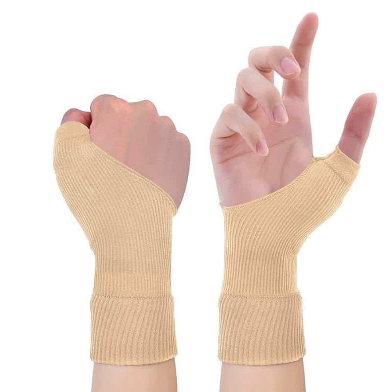 Breathable Wrist Support Gloves With Gel Thumb Pads For Arthritis Pain Relief And Injury Protection