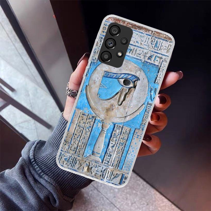 Egypt Nefertiti Anubis Ankh Pharaoh Phone Case For Samsung Galaxy A17 A16 A15 A14 A13 A57 A56 A55 A54 A53 A37 A36 A35 A34 A33 A2