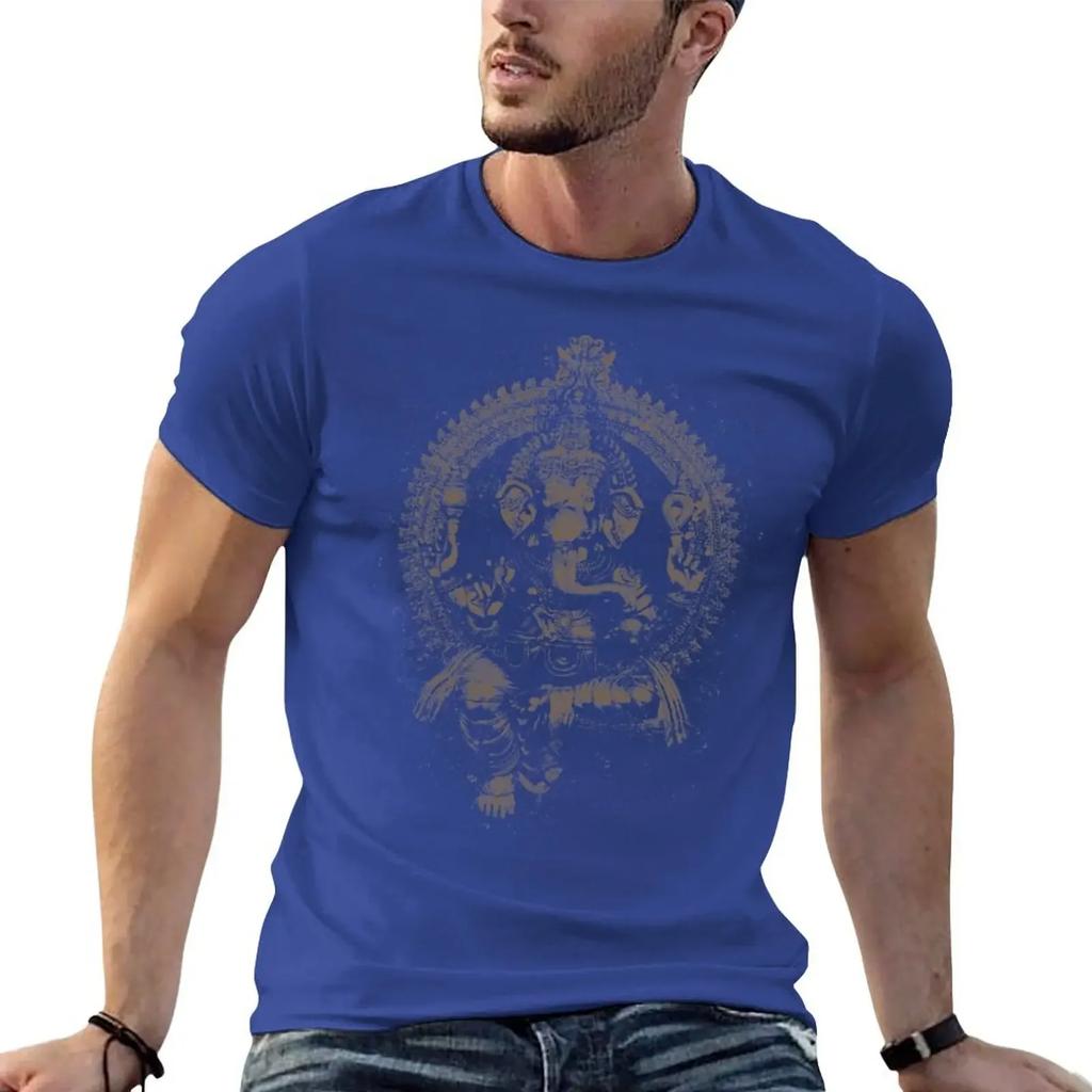 Ganesha Dark TShirt Sublime Cotton Graphic Tees Anime T Shirts Boys Animal Print Heavyweight T Shirts for Unisex