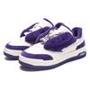 Fila Dance Shoes Leather Low-Top Sneakers Women Sneakers White Purple F12W244205FWW