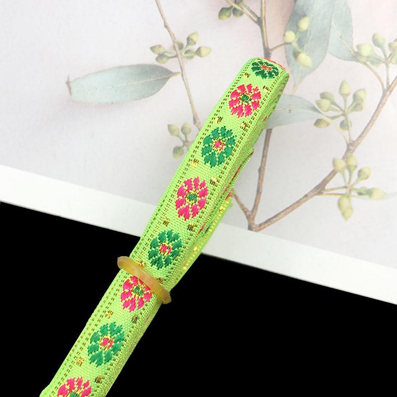 1cm Ethnic Embroidery Lace Trim for Dance Costume and Clothing Accessories