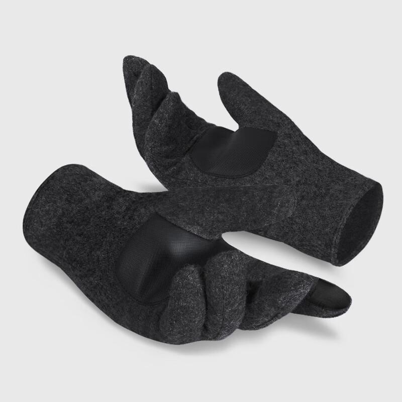RED DRAGONFLY Men's Winter Wool Cycling Gloves