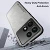 Luxury PU Leather Case For Xiaomi Poco X6 Pro Cover Magnetic Car Holder Silicone Protection Phone Case For Poco X5 X4 Pro 5G