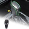 Carbon Fiber Silver Gear Shift Knob Cover Trim For Subaru Forester Crosstrek
