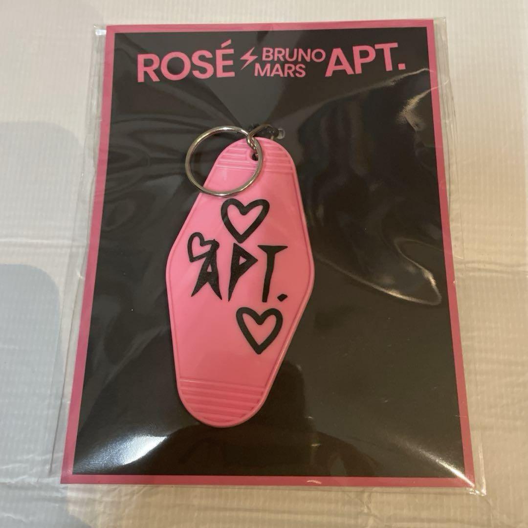 

[USED] BLACKPINK Rose Pop-up Keyring Pink Heart with Trading Card