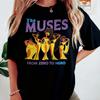Vintage 90er Hercules Muse Bequemes Buntes Hemd Hercules 1997 Hemd für Alle Jahreszeiten Unisex und Damen