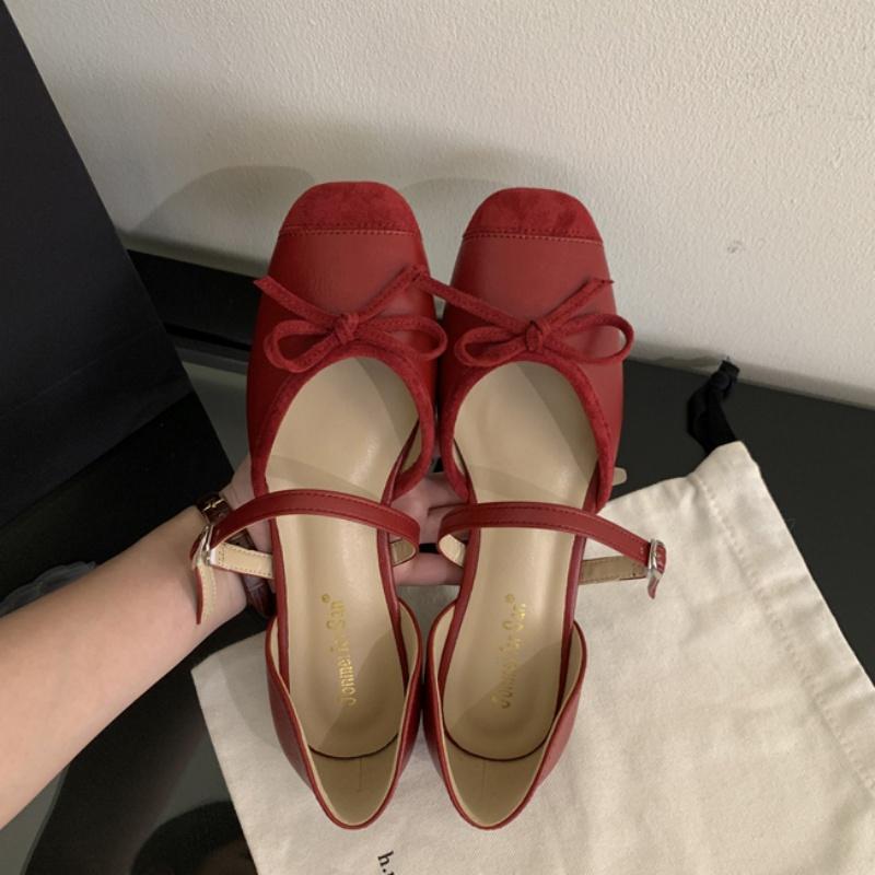 Fashion Bailamos 2025 Women Flat Sandals Fashion Round Toe Shallow Slip On Ladies Soft Ladies Mary Jane Shoes Ballerinas Flat Heel Casua