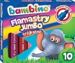 FLAMASTRY 10KOL TRÓJKĄTNE BAMBINO 3189