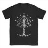 Bestverkochte L-Lords of The R-Rings Tree of Gondor T-shirt voor Tees Ronde Hals Korte Mouw T-shirt Verjaardagscadeau Kleding(1)