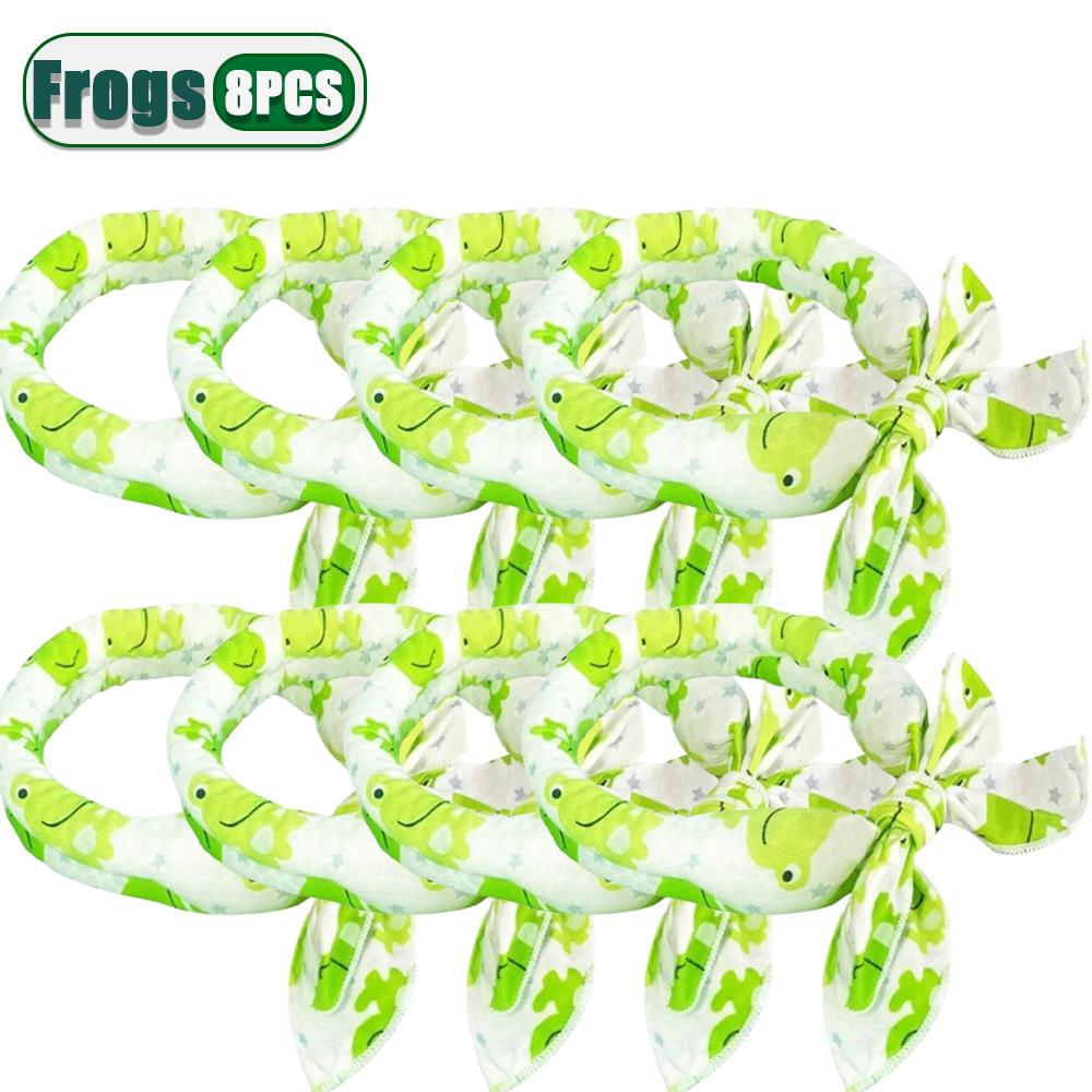 Adjustable Summer Cartoon Pet Ice Scarf Cooling for Cats and Dogs Japanese Korean Style Reusable Neck Wrap