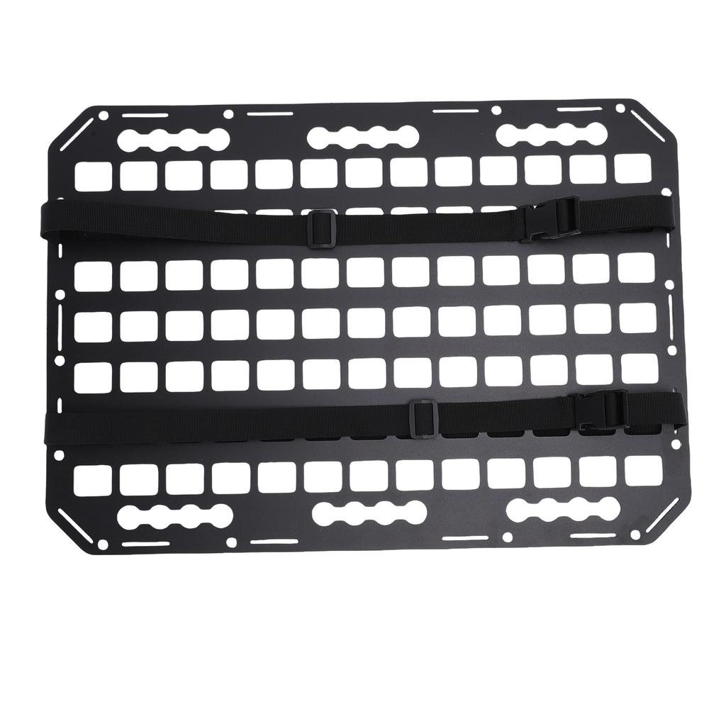 Hliníkový tečkovaný panel pro korbu nákladního vozidla, odolný, lehký, modulární úložný nosič pro sedany, SUV, pick-upy, nákladní vozidla, obytné vozy 21,26 x 15 x 0,08 palce