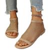 Large-sized Flat Toe Cutout Shoes, A Trendy and Sexy Low-top Sandal for Women