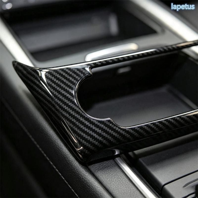 Carbon Fiber Interior Dashboard AC Air Condition Switch Cover Trim For Mitsubishi Eclipse Cross 2018 - 2026 Interior Accessories