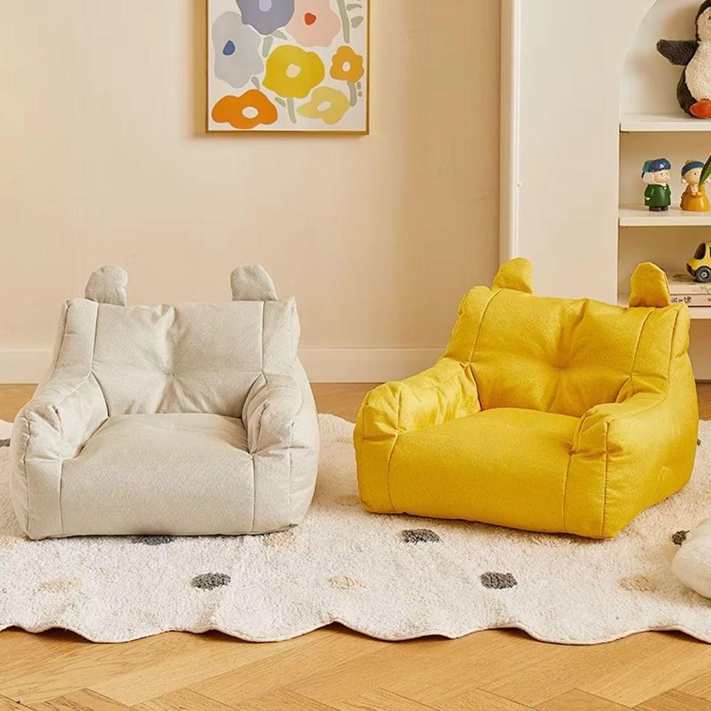 Storage Bag Lazy Sofa Soft Fabric Seating Furniture Bear Shaped Children's Bear Sofa Living Room