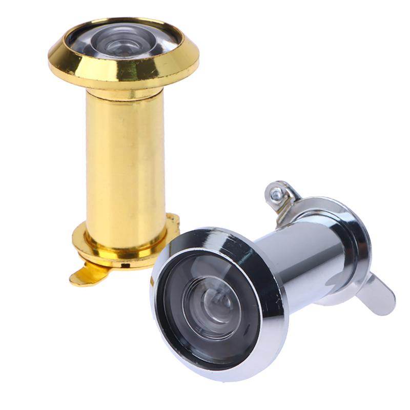 220 Degree Wide Viewing Angle Door Viewer Privacy Cover Security Door Eye Viewer Peephole With Privacy Cover Optical Glass Lens
