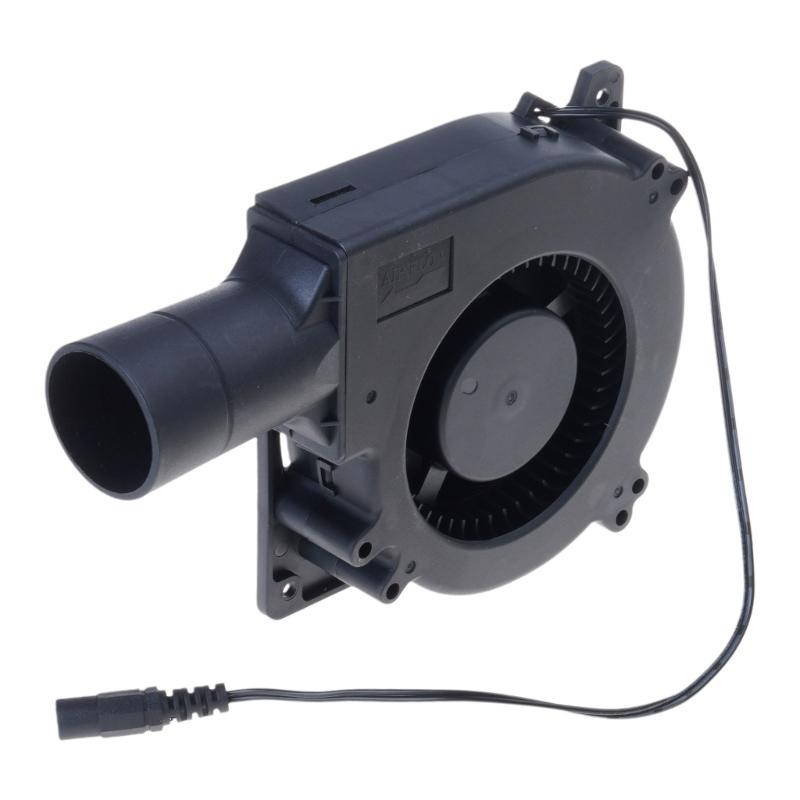 High Performances 120mm Air Duct Blower 12V Variable Speed Cooling Fan For BBQ Stove Industrial Equipment And Campfires