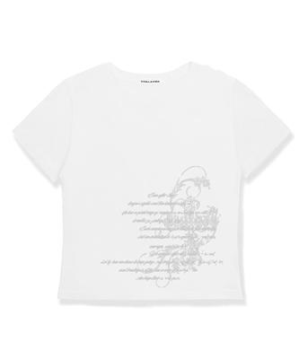 Bibalabida Cross Crop Short Sleeve T-Shirt