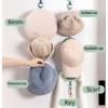 1PC Wall Mount Hat Holder Rack Storage Display Behind Doors Scarf Bag Hooks Hangers Shelf Home Rack Organizer Accessories