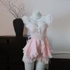 Transparent sexy lingerie cute maid maid small boobs perspective hot pure desire flirting bed uniform seduction