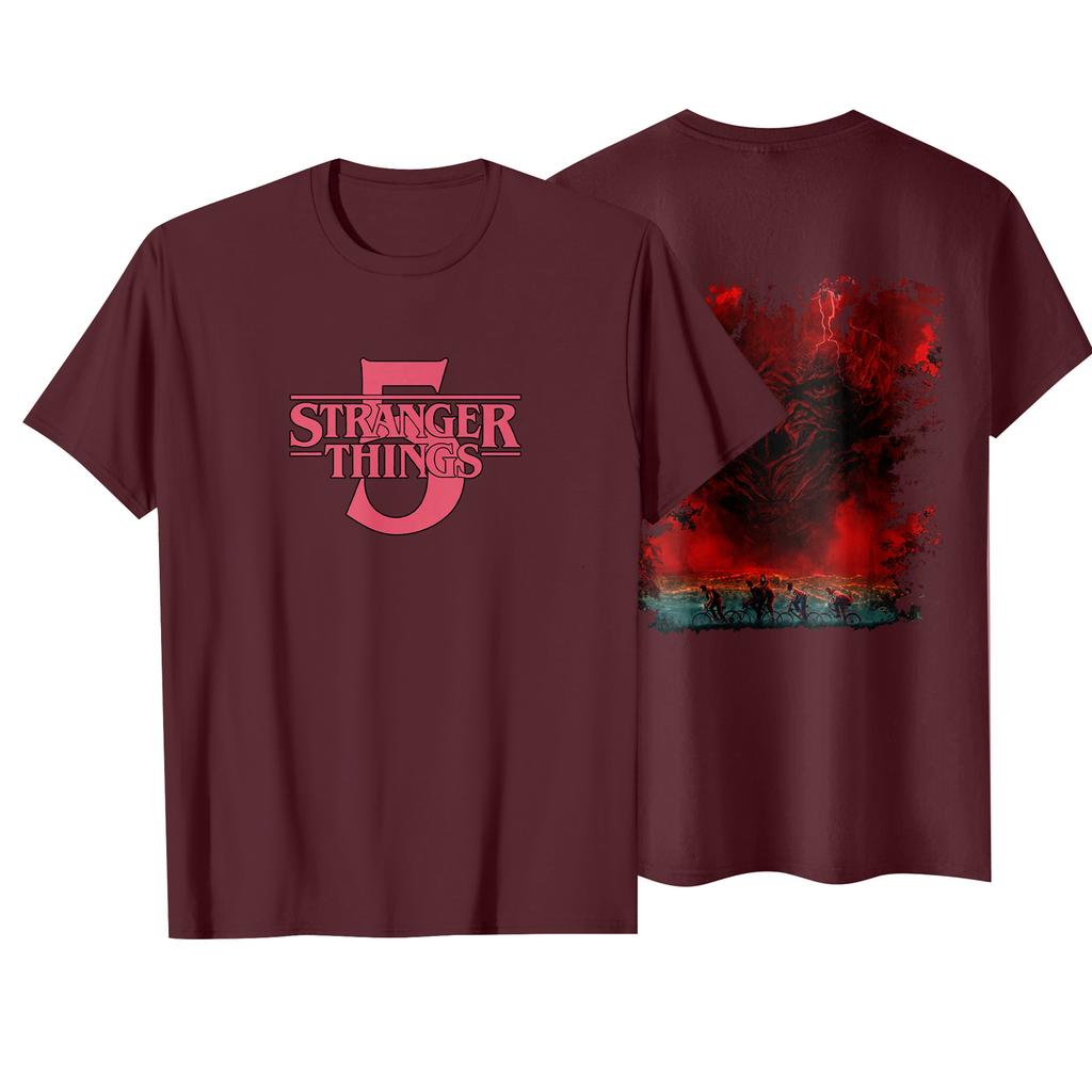 Lässiges Kurzarm-T-Shirt mit Buchstabenprint für Kinder