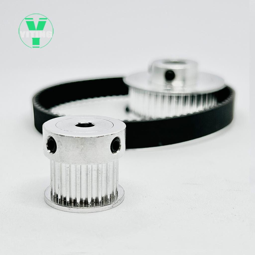 HTD3M 20T 40Teeth Timing Pulley Belt Set Belt Width 10mm Bore 4~20mm Reduction 2:1 Deceleration 3M Pulley Kit Synchronous Wheel
