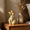 Yousheng Vase Ornament, Women Figure Shape Vase for Flower Arrangement Decoration, Bedroom Living Room Balcony Garden Windowsill Home