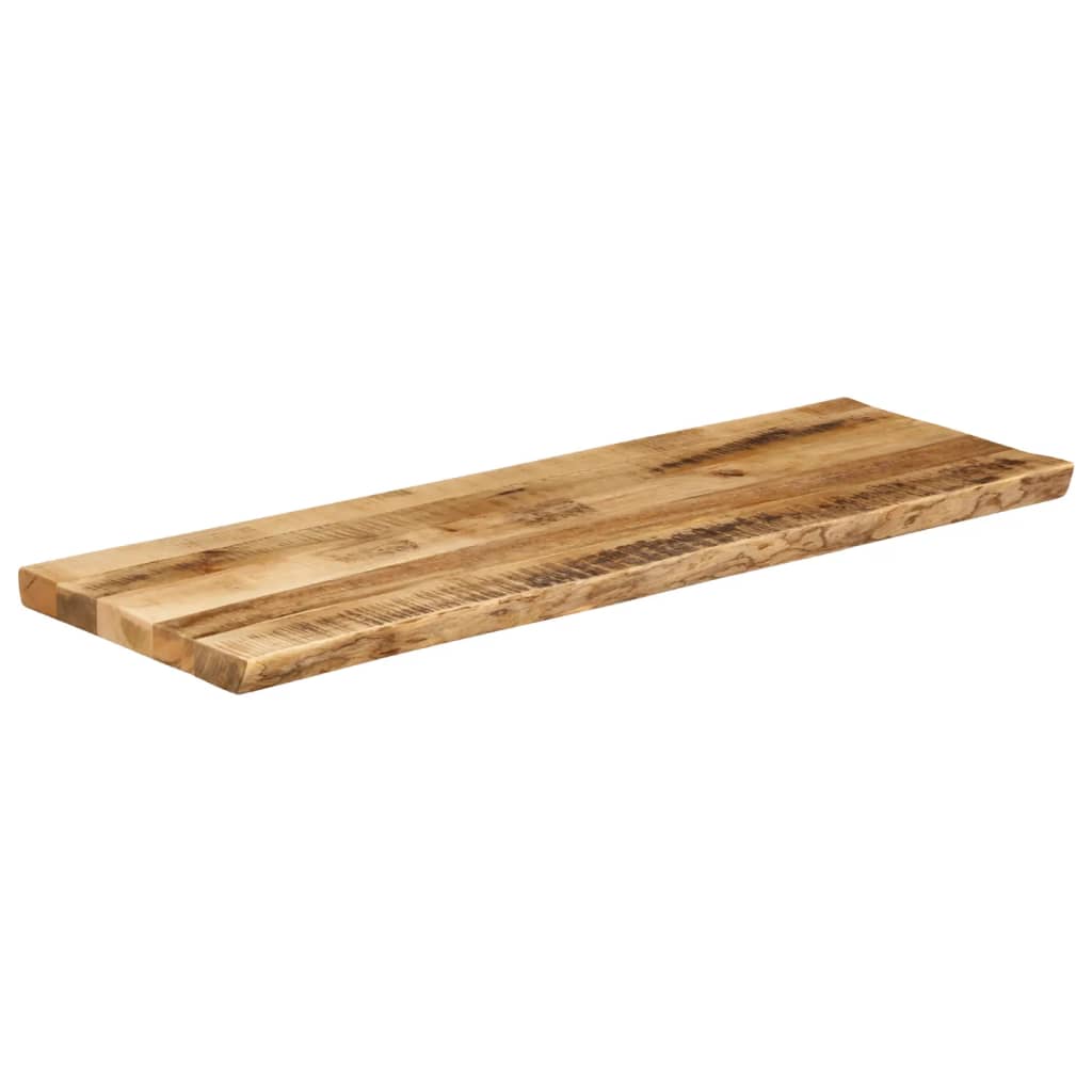 Vidaxl Tischplatte mit natürlicher Kante, 140x40x3,8 cm, Mangoholz