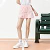 Li Ning Badminton Series Color Block Mid Waist Pleated Casual Skirt Women Skirts Light-Pink ASKU120-4