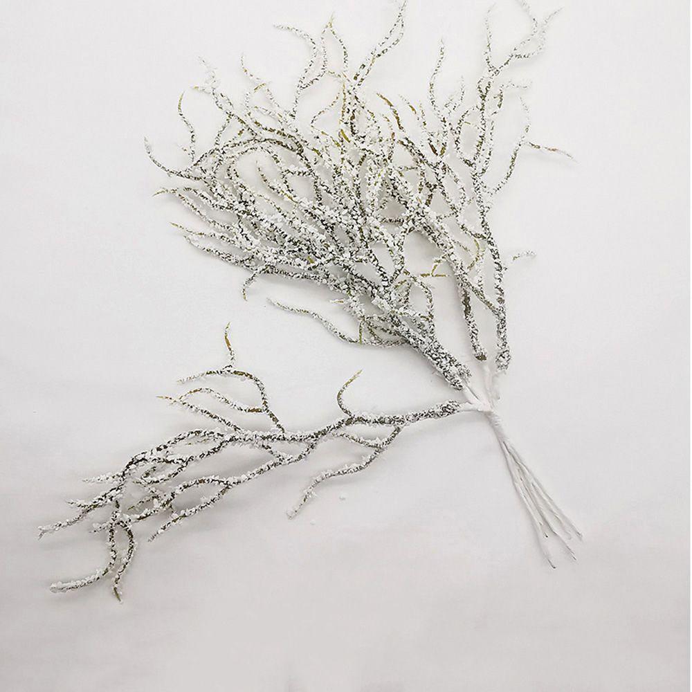 Decorations Wedding Ornament Artificial Plant Snow Pine Branch Simulation Flowers White Grass
