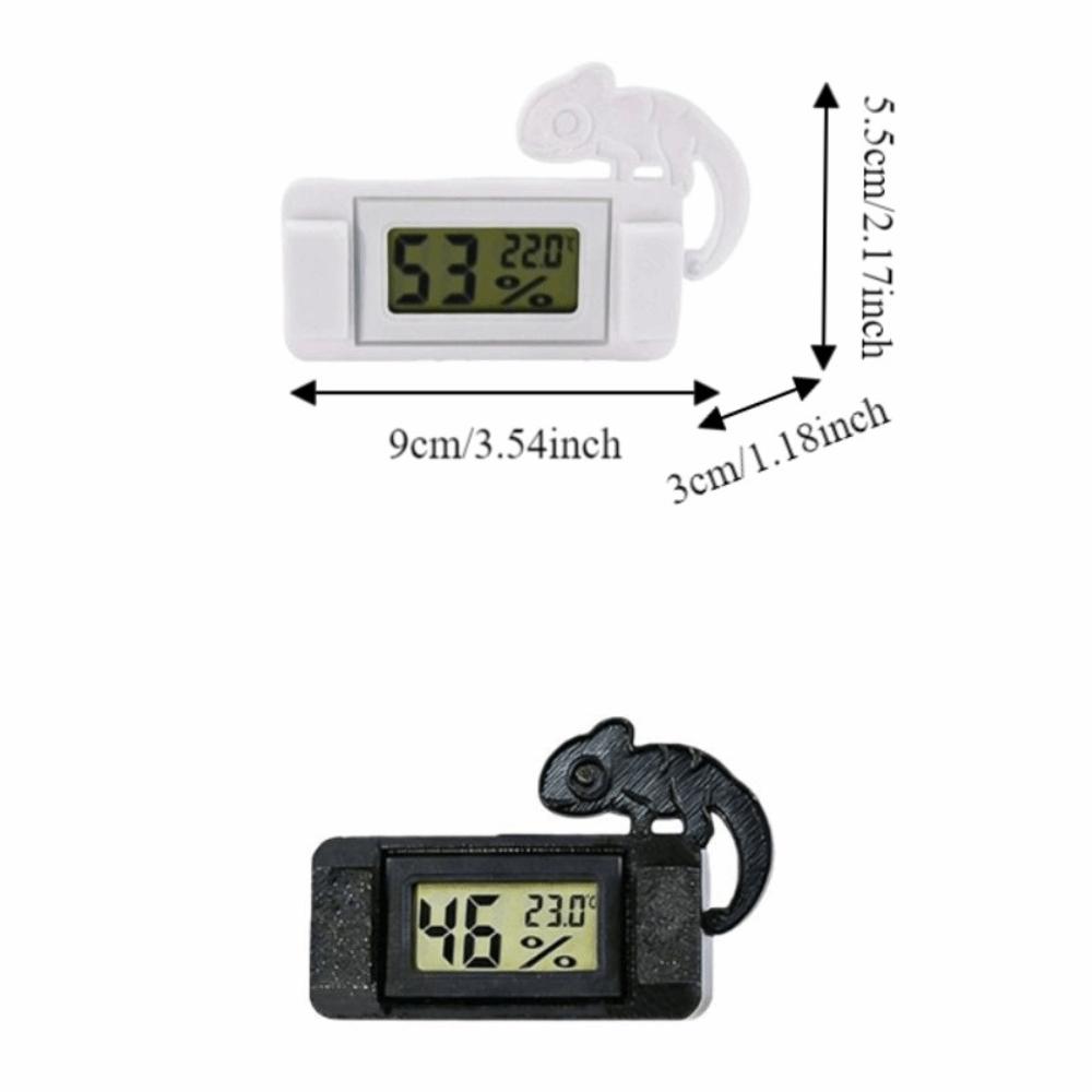 High Accurately Reptile Thermometer Magnetic Thermometer Hygrometer Feeding Tank