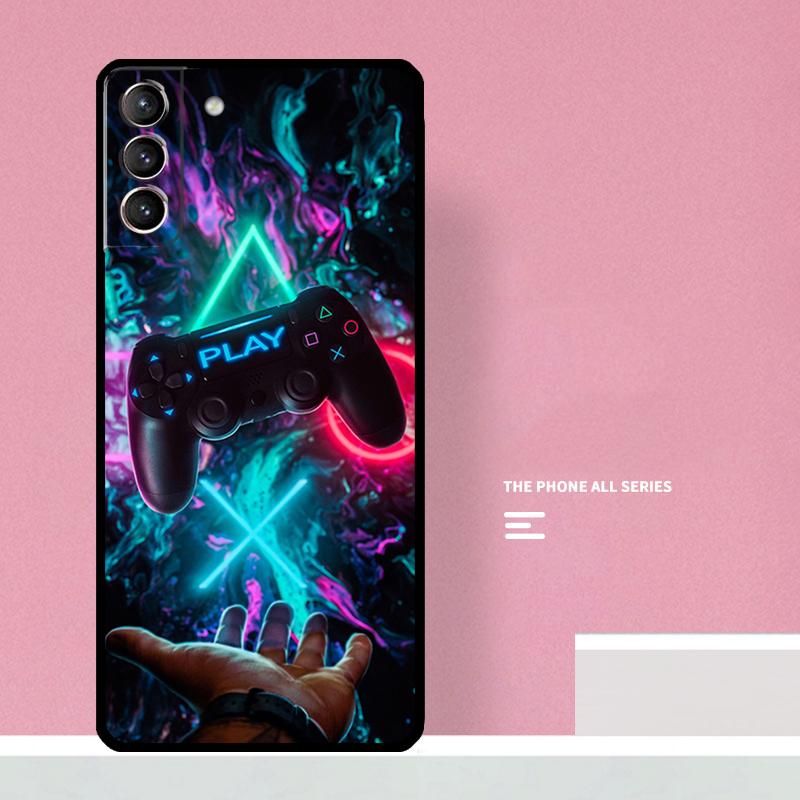 Cool Gaming Controller Phone Case For Samsung Galaxy S26 S23 Ultra S20 S21 S22 S24 S25 Plus S10 S25 FE Cover Coque