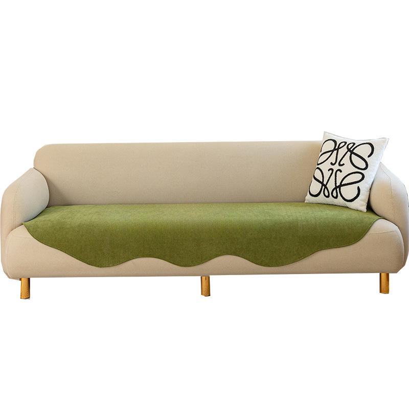 

Simple Solid Irregular Shaped Sofa Cushion Non-Slip Leather Cover Towel Universal Four Seasons High-Grade 70*70