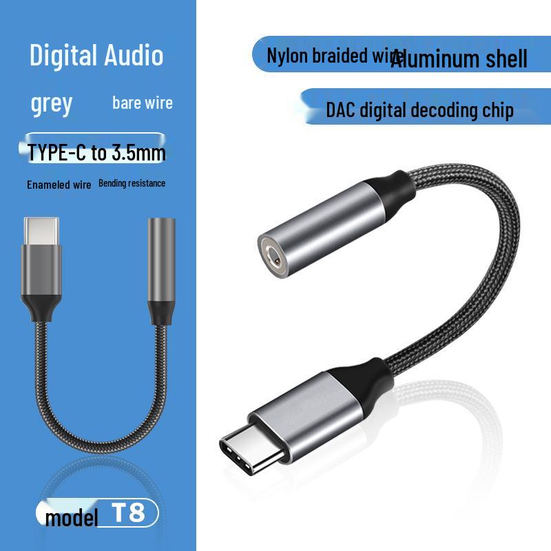 Type-C to 3.5mm Audio Adapter for Huawei, Xiaomi, Vivo Phones