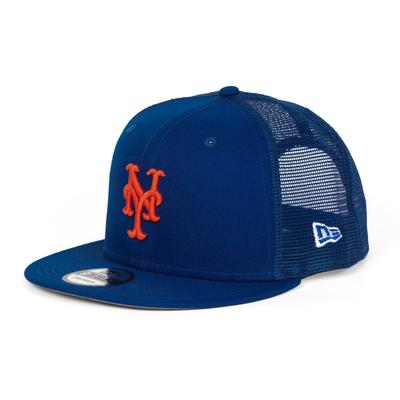 MLB 9FIFTY Mesh Snapback New York Free Size Cap, Mets, Blue,